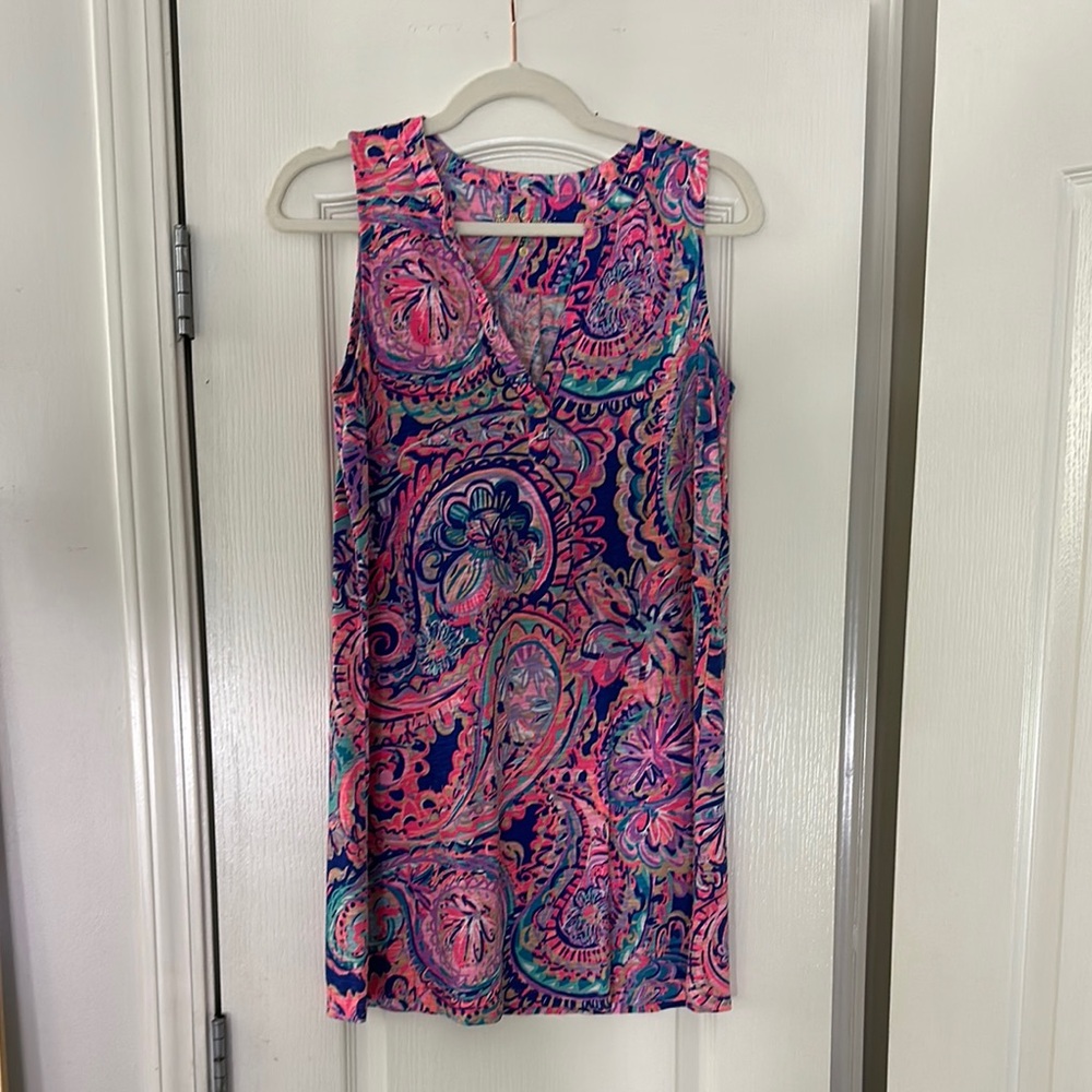 Lilly Pulitzer Vibrant Paisley Sleeveless Dress